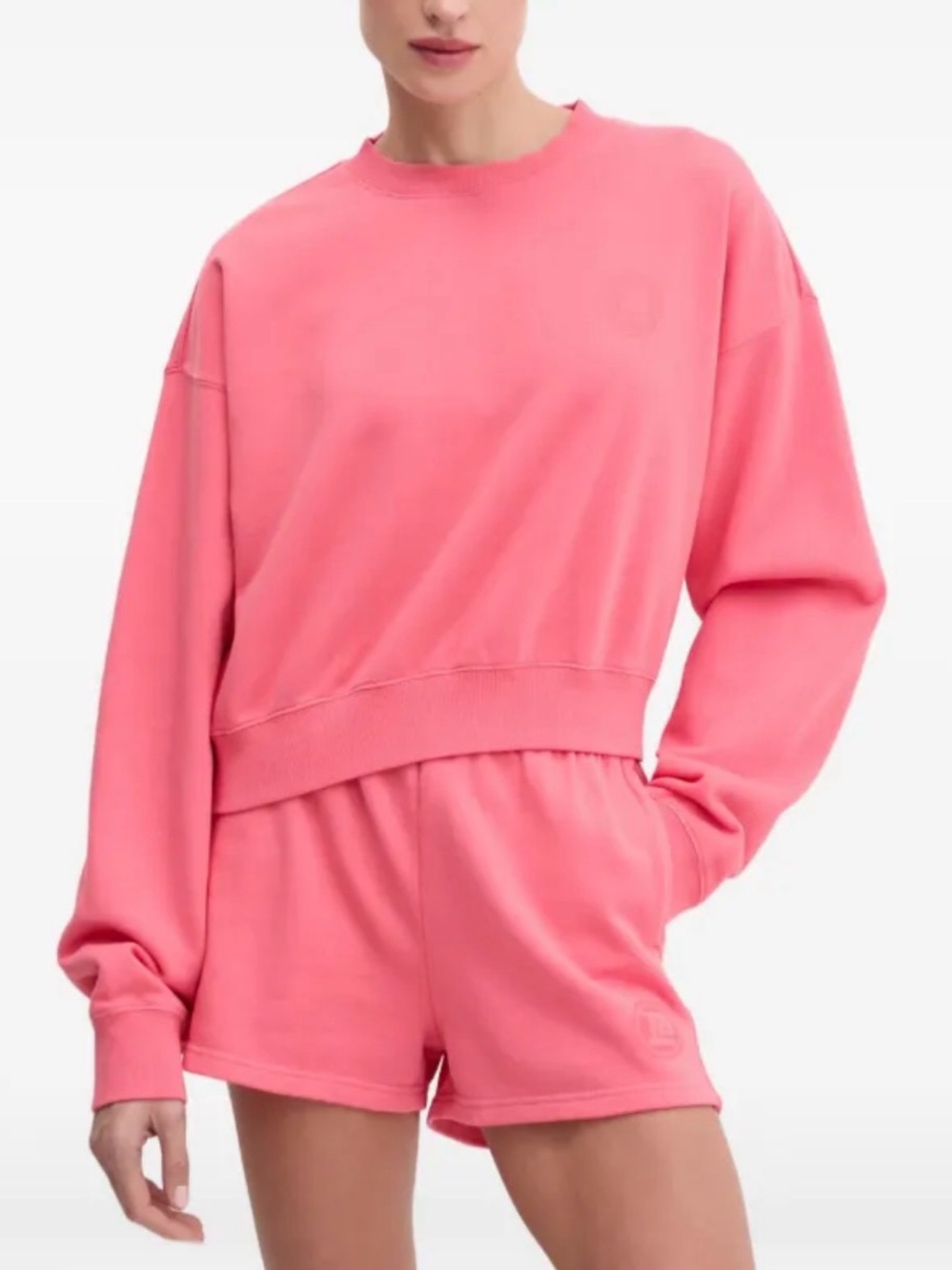 P.E Nation  logo sweatshirt & Shorts Set